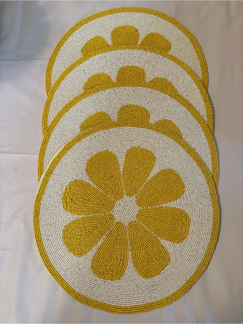 Hand Beaded Placemat